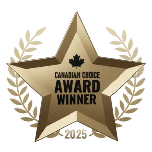 Canadian Choice Award Winner 2025 - Health and Wellness in Mississauga - Osteopathy, Physiotherapy, Chiropractic, Massage Therapy
